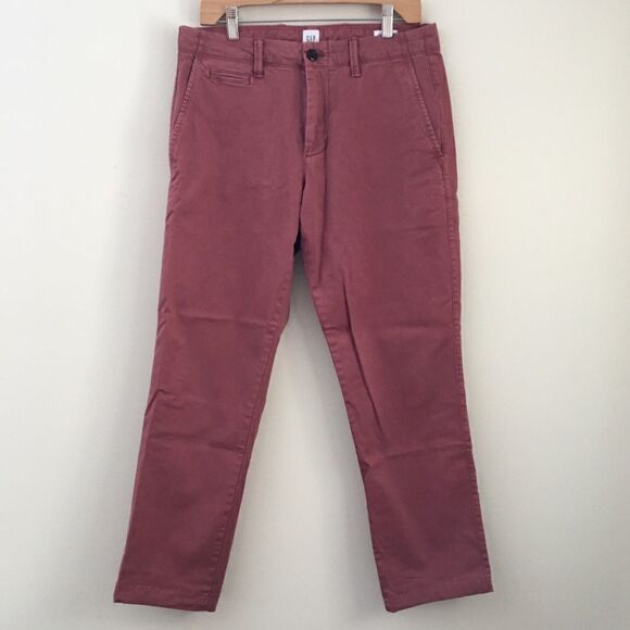 GAP Slim Faded Red Chino Pants | Size 31 - Picture 2 of 7
